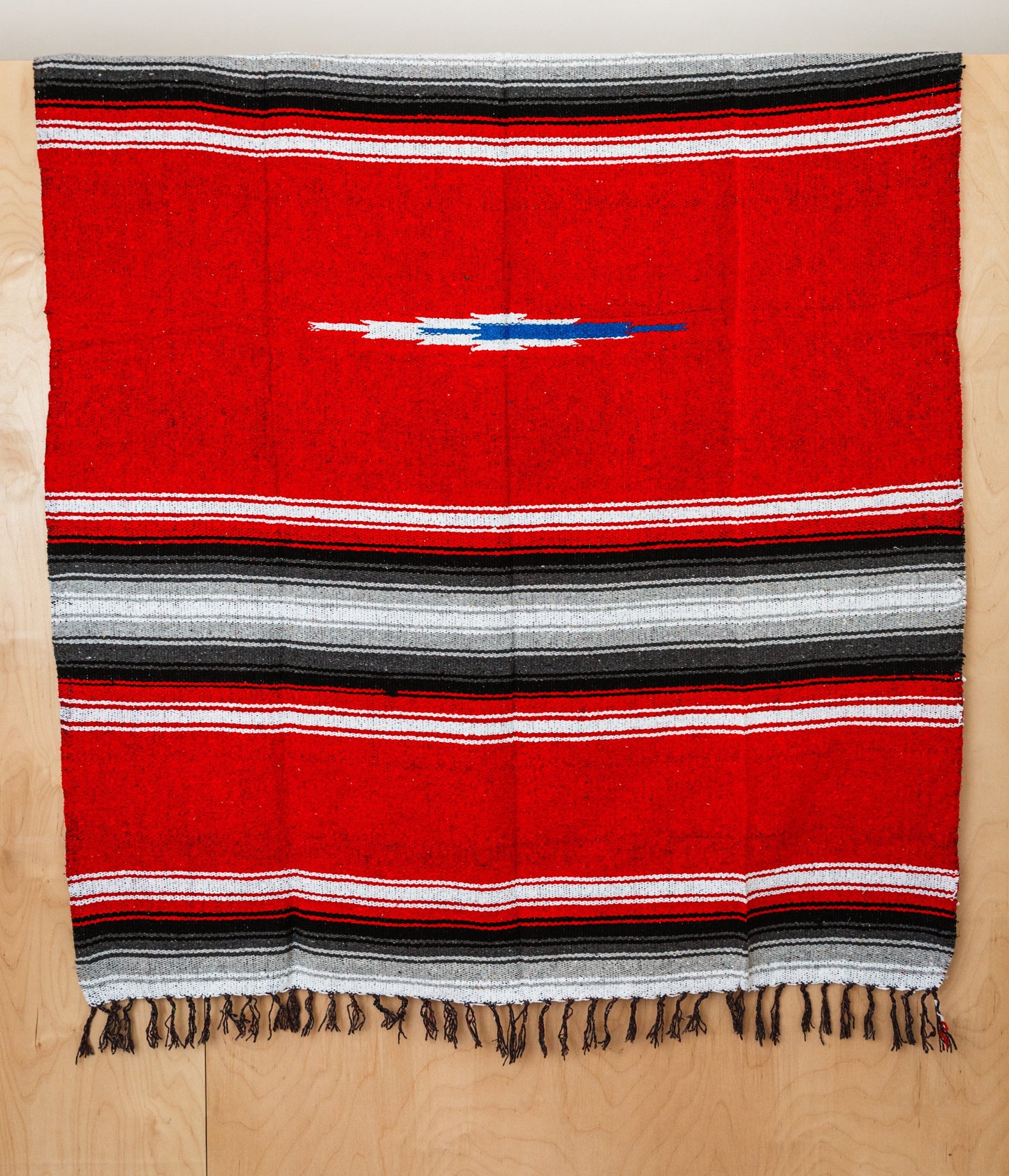 Diamante Delgado Mexican Blankets - Red