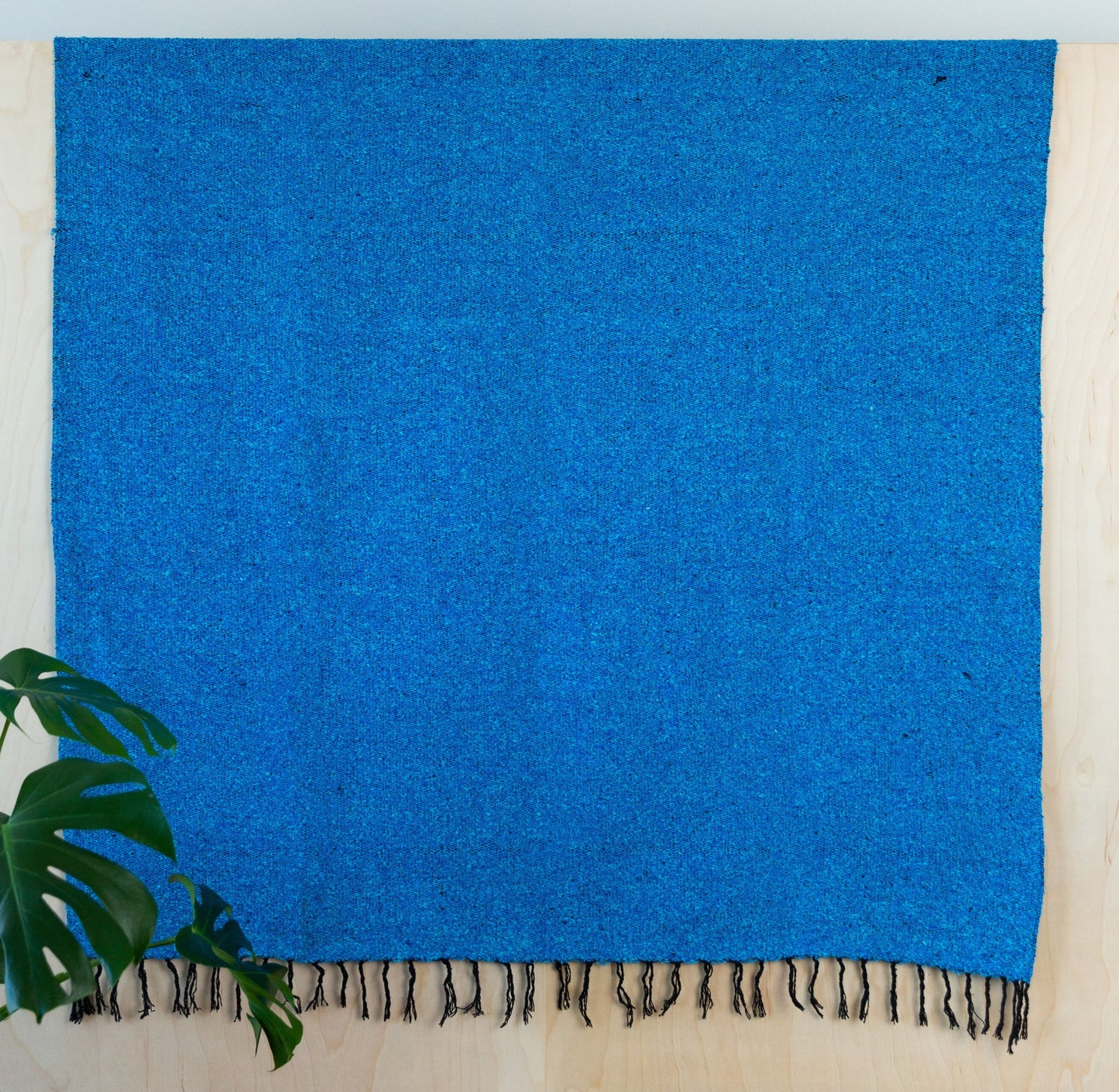 Solid Woven Color Mexican Blankets - Turquoise