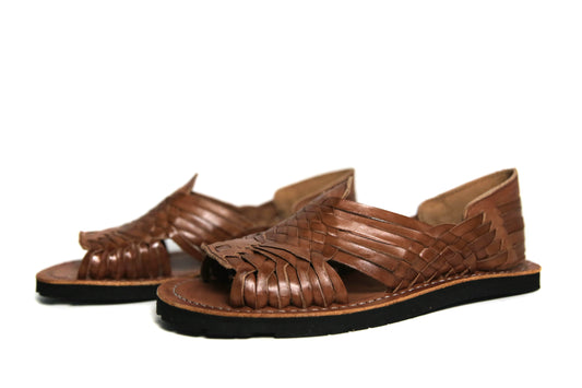 SIDREY Women's Pachuco Mexican Huarache Sandals - Chedron